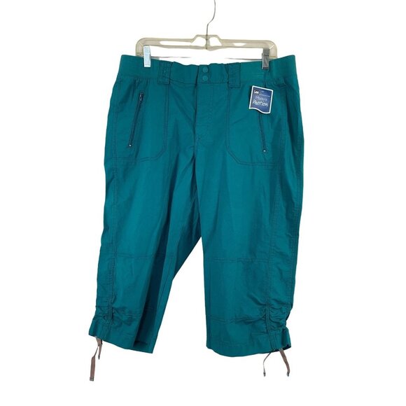 Lee Women's Calypso Blue Capri - Picture 1 of 6